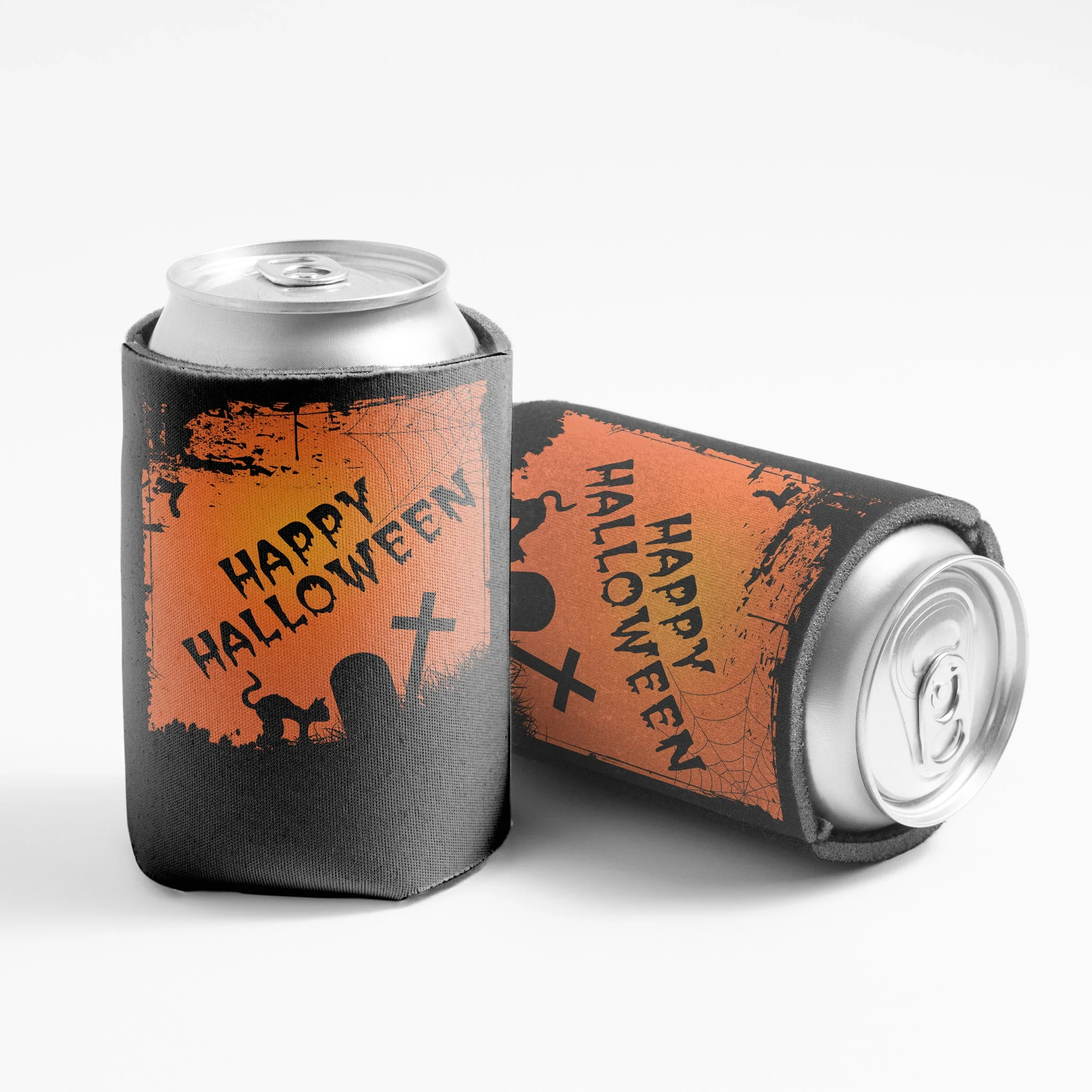 Halloween Party Graveyard Scene Can Cooler Set - Image 7