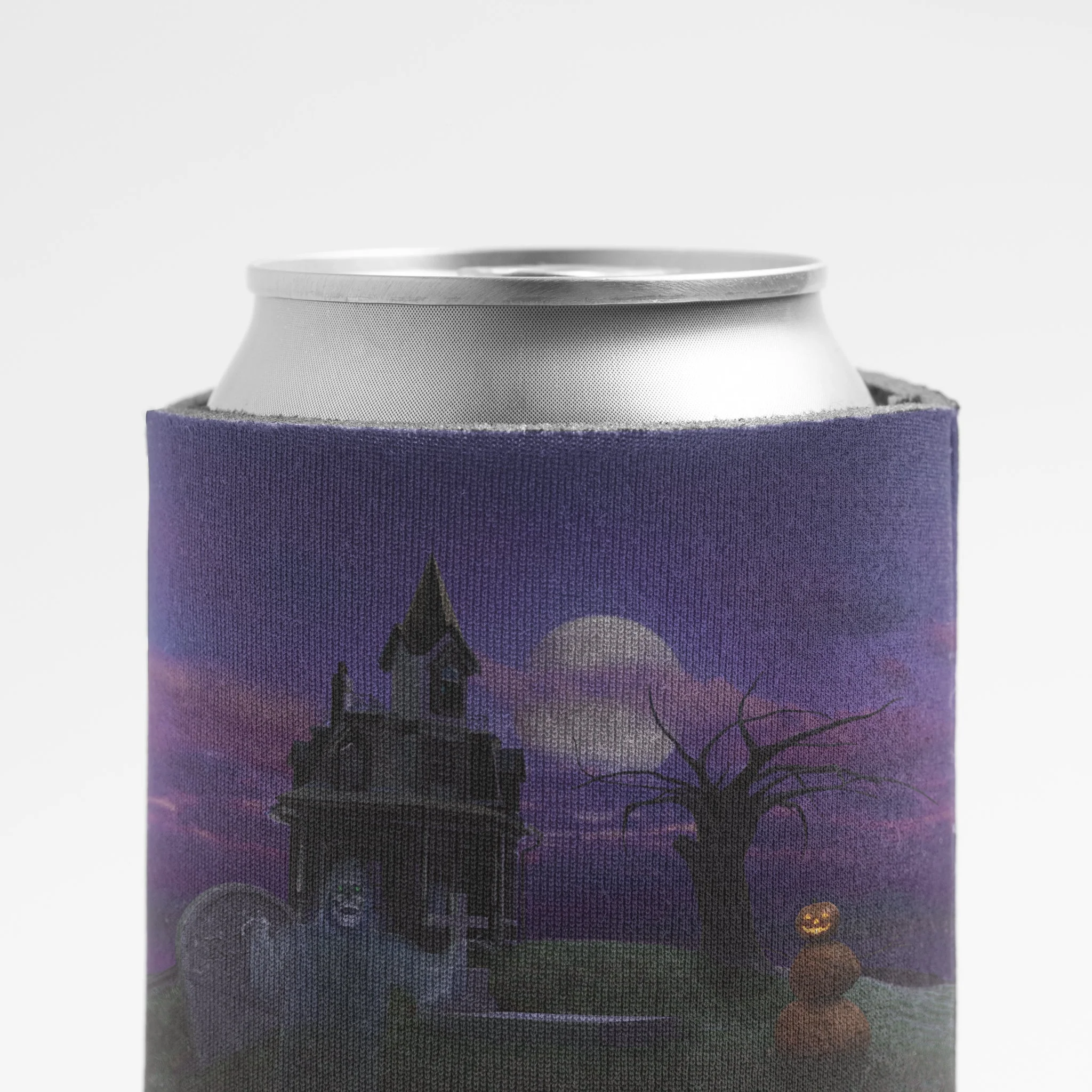 Haunted House Halloween Party Can Cooler Set - Image 6