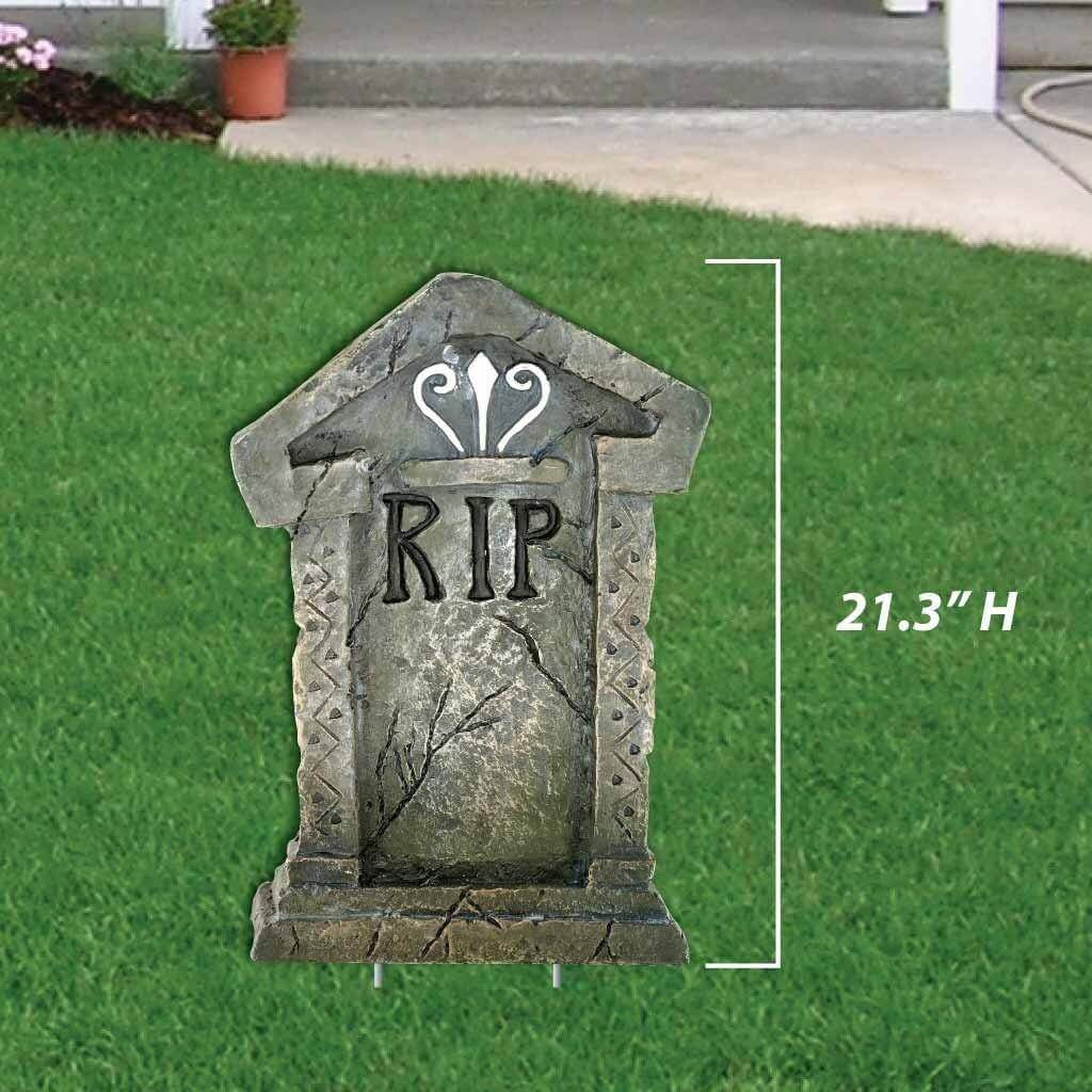 Fake Tombstones Halloween Yard Decoration | Set of 6 - Image 3