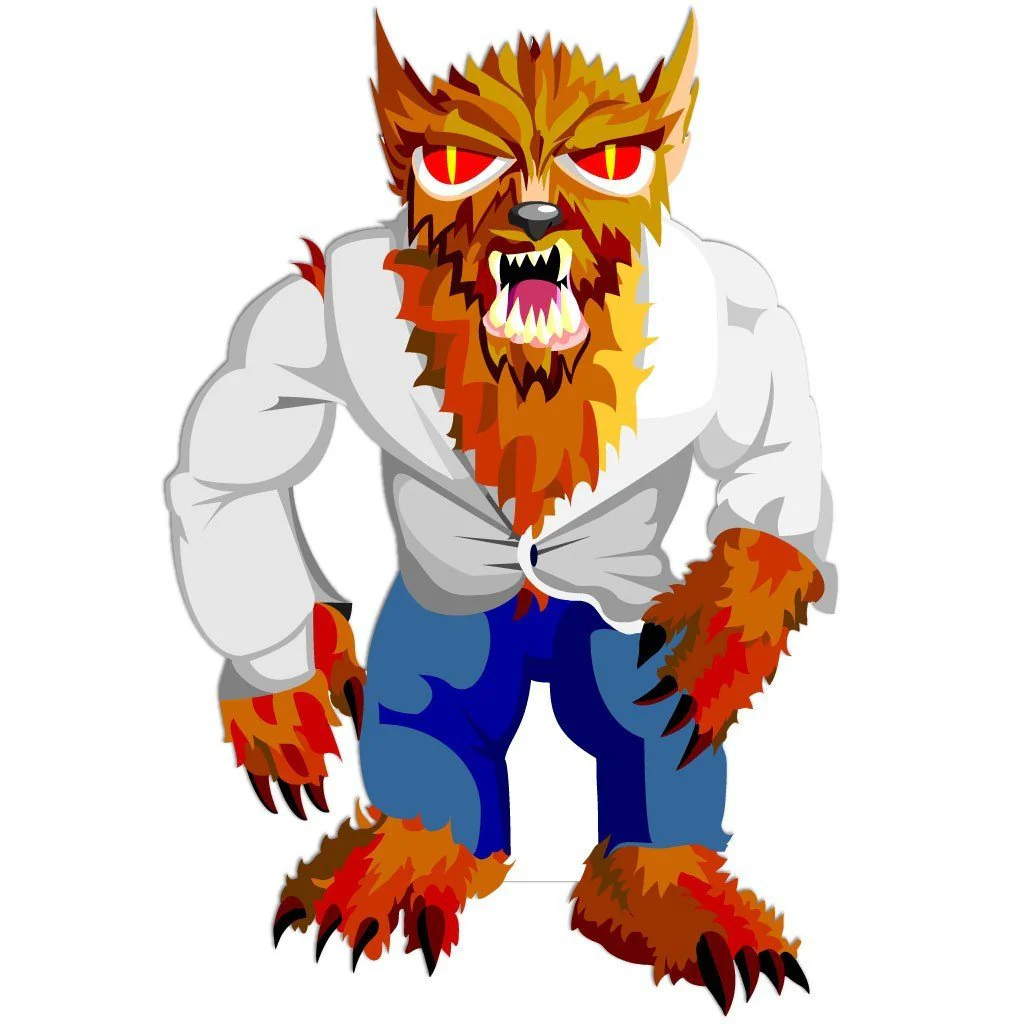 Halloween Frankenstein, Werewolf, and Dracula Yard Card with easels - Image 3