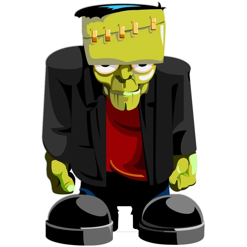 Halloween Frankenstein, Werewolf, and Dracula Yard Card with easels - Image 4