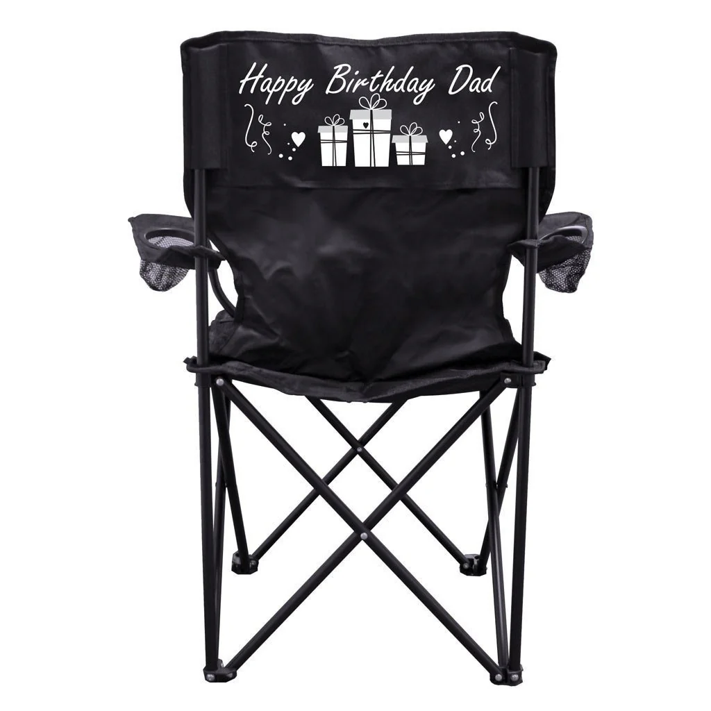 Happy Birthday Dad Camping Chair