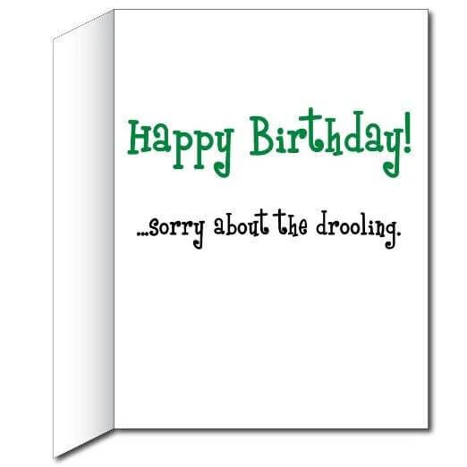 3' Giant Clown Dog Birthday Greeting Card - Image 3