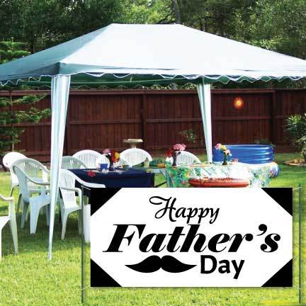 Happy Father's Day Mustache Banner - Image 2
