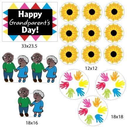 Happy Grandparent's Day Yard Decorations 16 piece set - Image 4