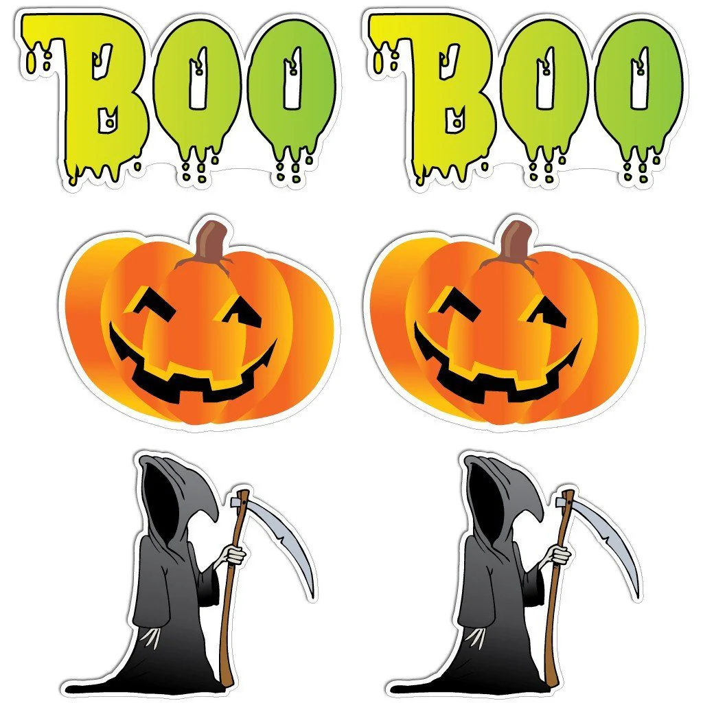 Happy Halloween Cauldron Lawn Decoration Set of 13 - Image 5