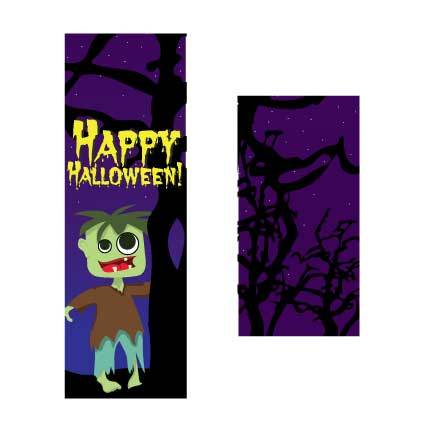 Happy Halloween Zombie Door Banner - Image 3