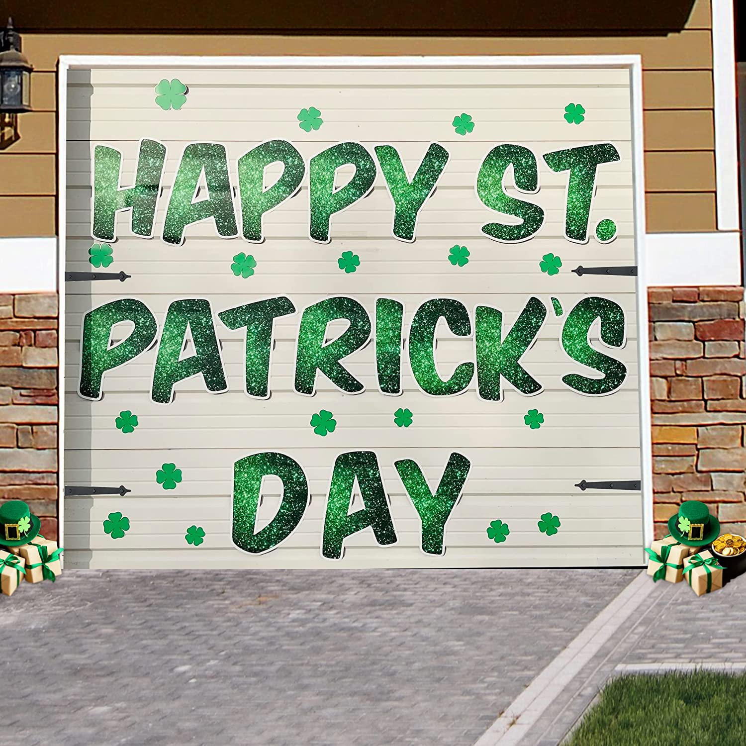 Happy St Patrick's Day Garage Door Magnets | 38 Pieces