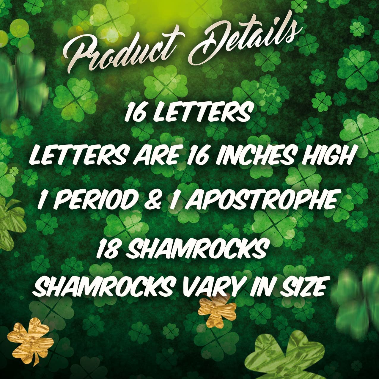 Happy St Patrick's Day Garage Door Magnets | 38 Pieces - Image 3