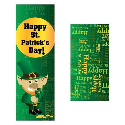 Happy St. Patrick's Day Vinyl Door Banner - Image 3