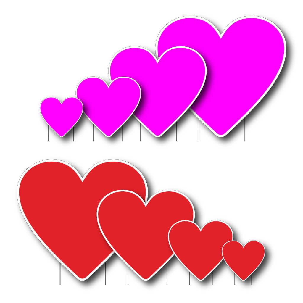 Heart Themed Yard Greeting Accessories - Image 2