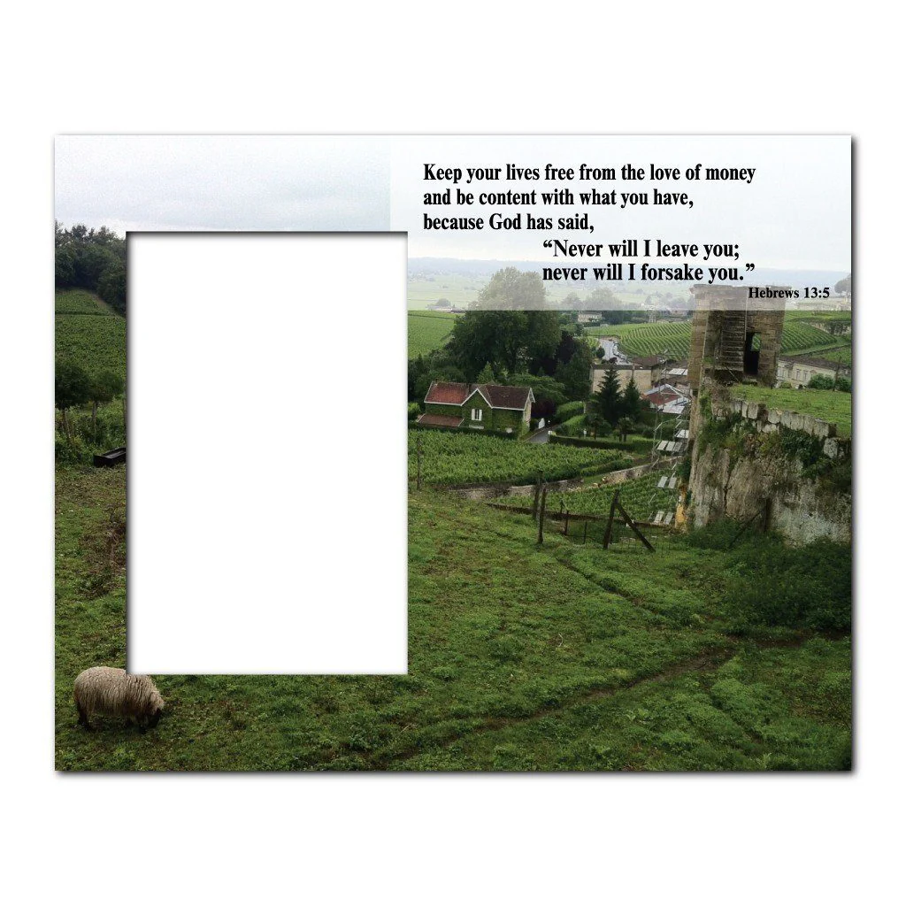 Hebrews 13:5 Decorative Picture Frame - Image 2
