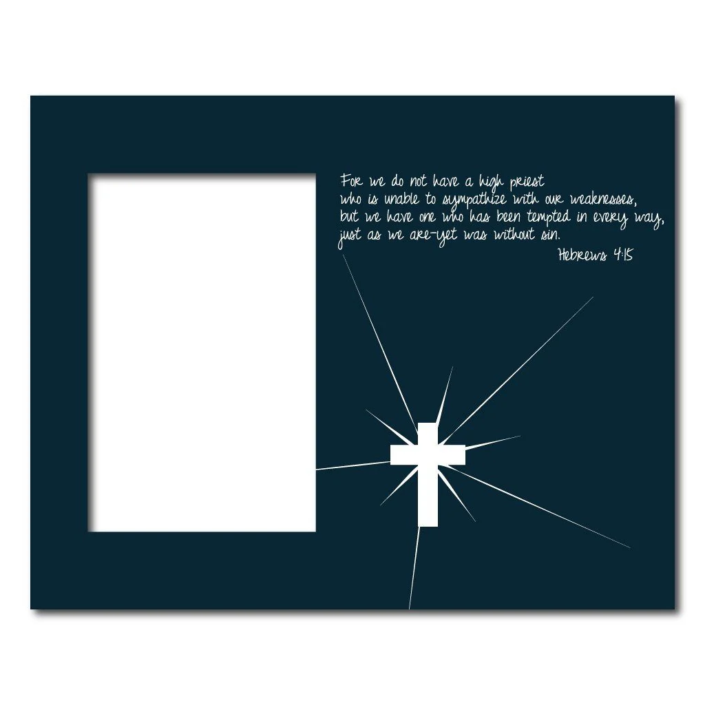 Hebrews 4:15 Decorative Picture Frame - Image 2