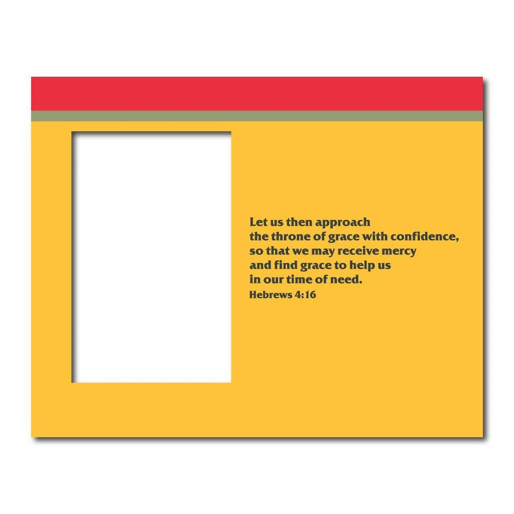 Hebrews 4:16 Decorative Picture Frame - Image 2