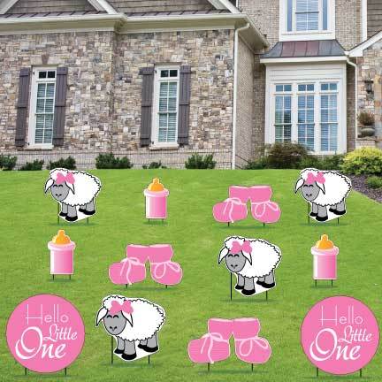 Hello Little One Baby Yard Decorations 12 piece set - Image 6