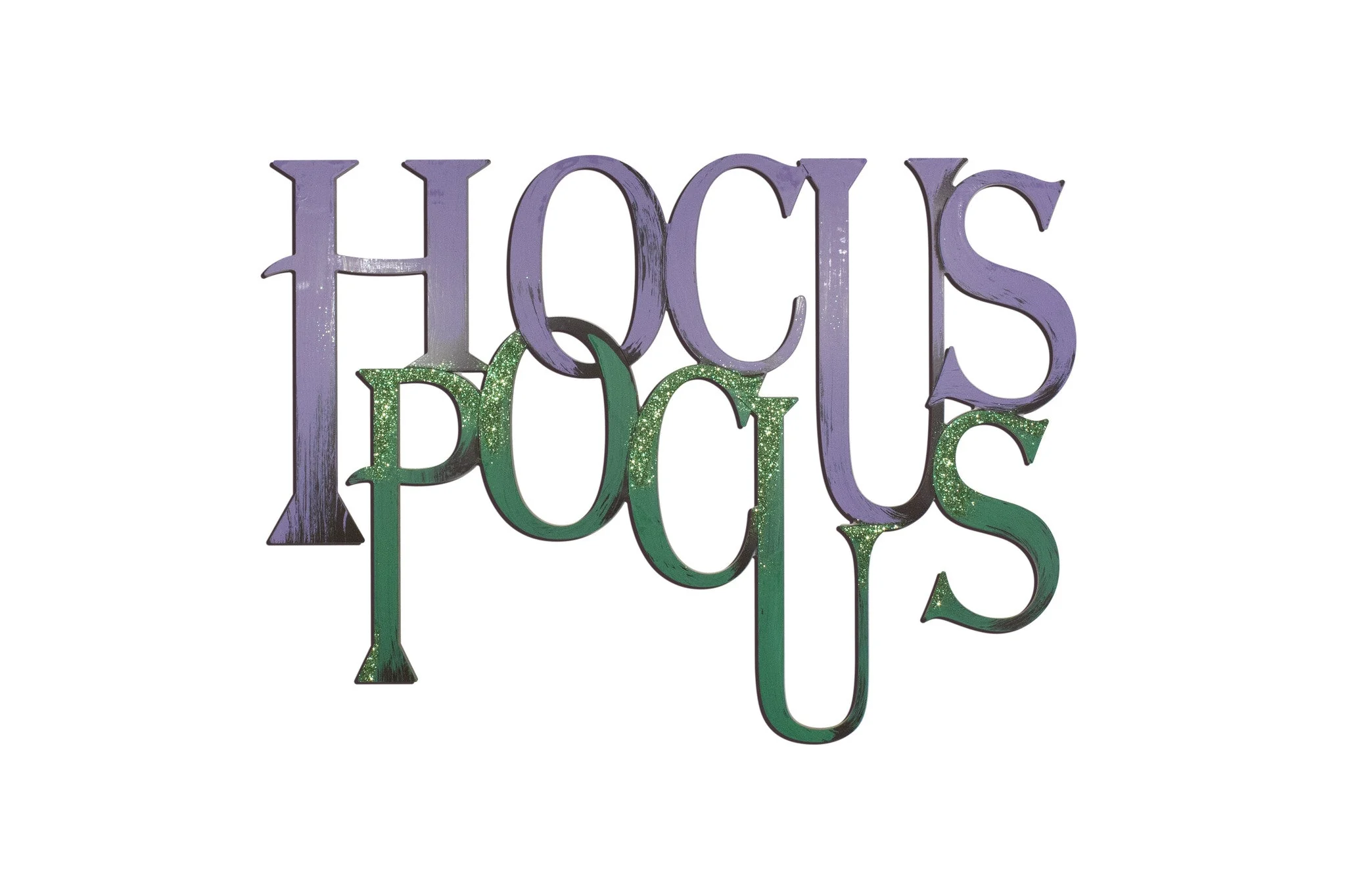 Hocus Pocus Hand Painted Halloween Wall Word - Image 2