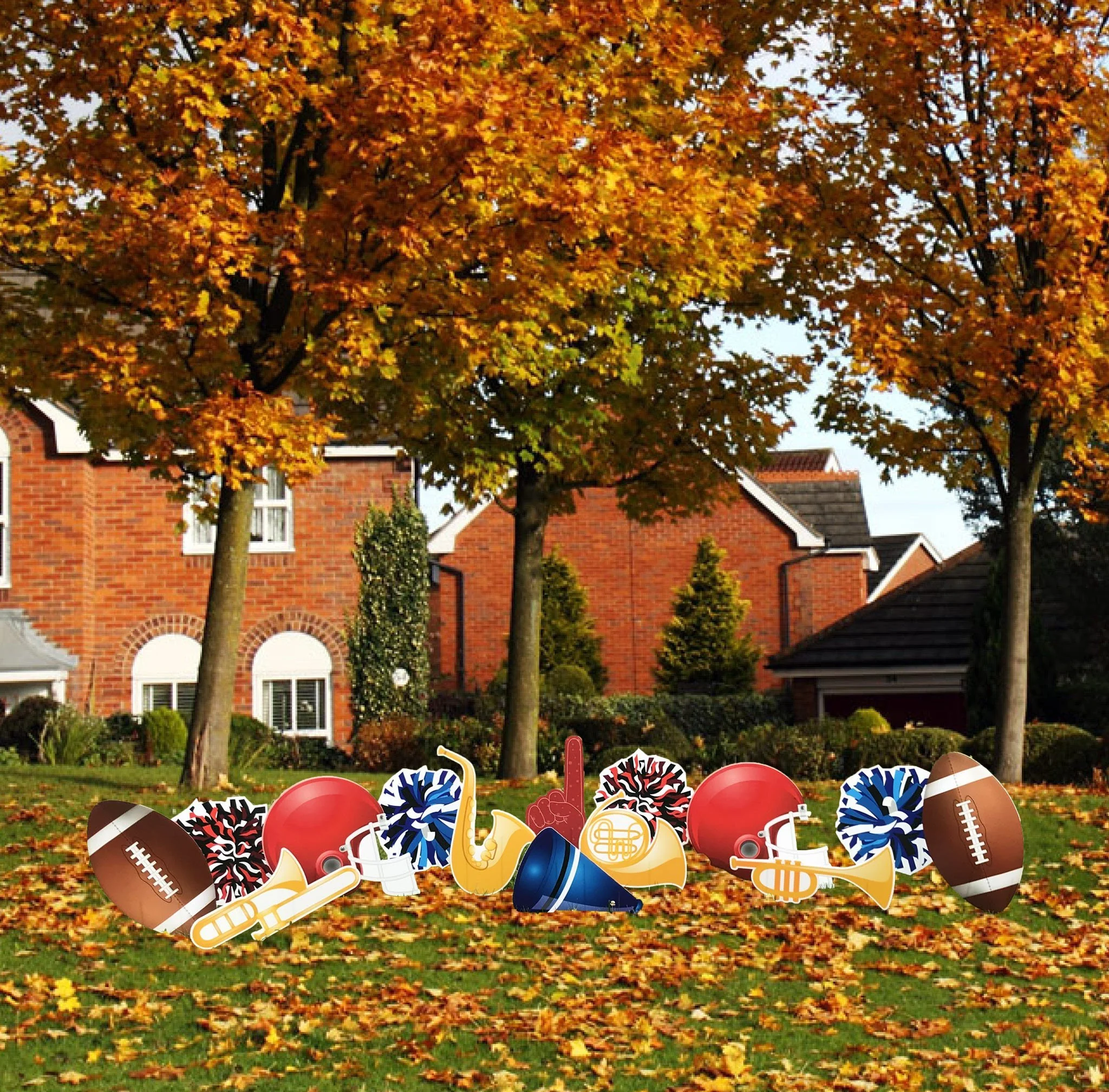 Homecoming Yard Card Accessories, 14 pc set