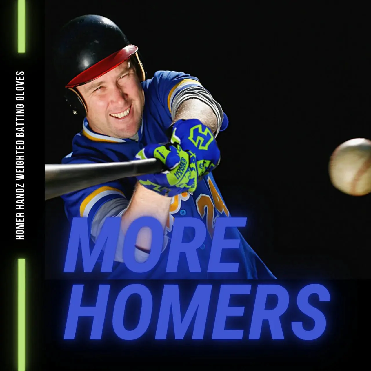 Homer Handz Weighted Batting Gloves – Adjustable Training Gloves for Baseball & Softball - Image 2
