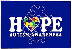 Hope Autism Awareness Doormat - Image 2