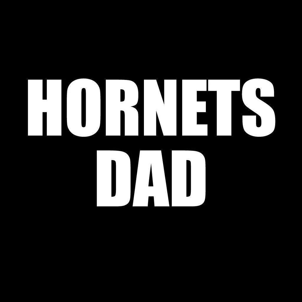 Hornets Dad Black Folding Camping Chair - Image 2