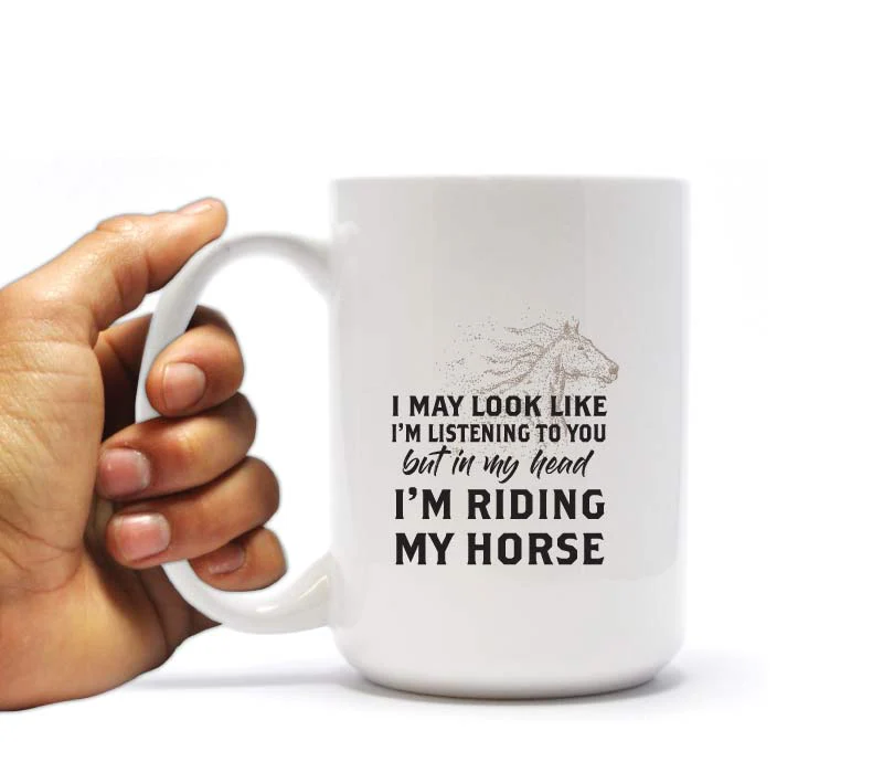 Horse Themed Coffee Mug & Can Cooler Gift Set - Image 2