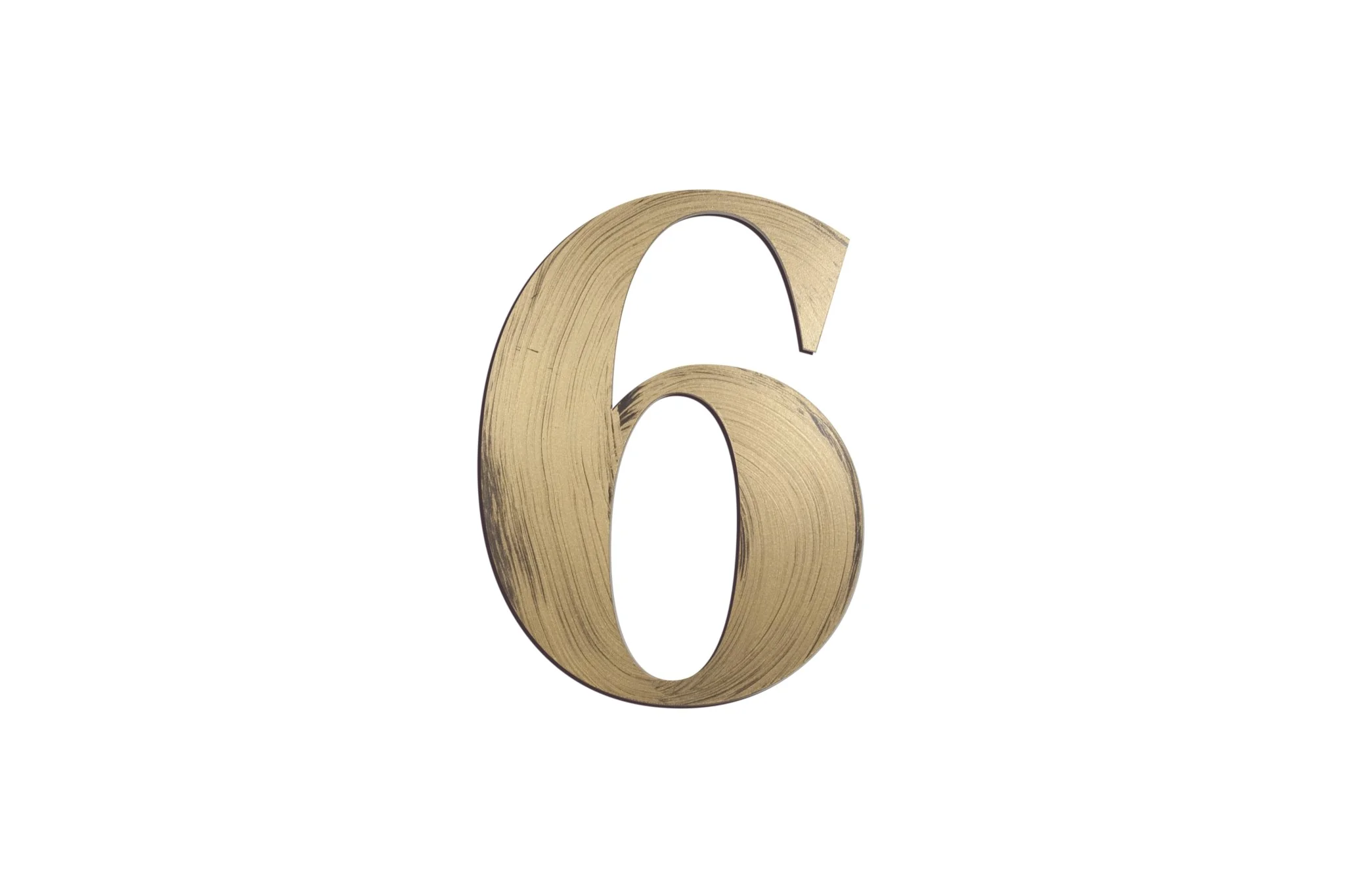 Hand-Painted Americana 3D House Numbers - 9 Inches High - Customizable and Ready to Hang - Made in USA - Image 9
