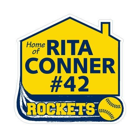 Custom 22x22" House with Swoosh Yard Sign - Image 4