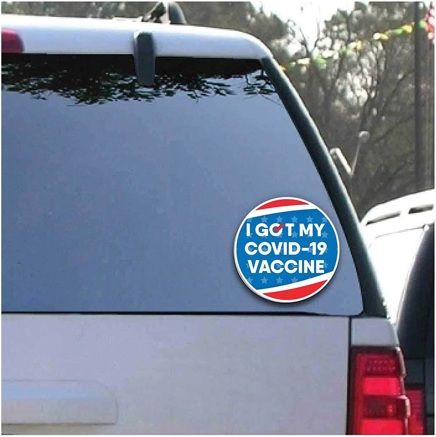 I Got My Covid-19 Vaccine Yard Sign, Can Cooler & Decal Bundle - Image 3