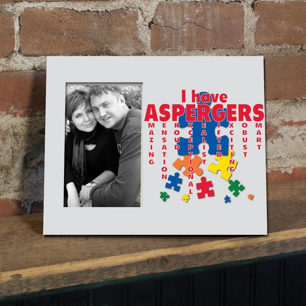 I Have Aspergers Decorative Picture Frame