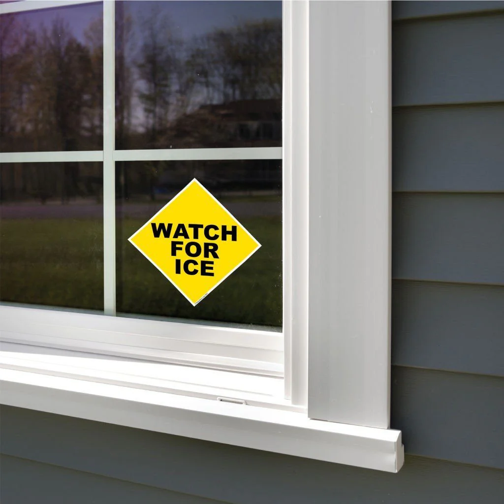 Icy Surface Sign or Sticker - Image 6