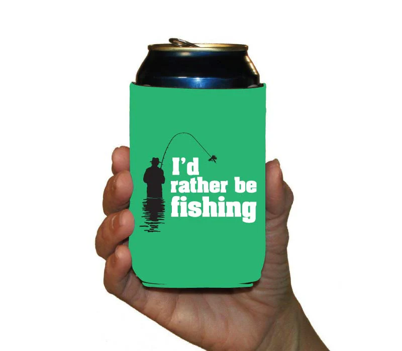 I'd Rather Be Fishing Theme Mug & Can Cooler Gift Pack - Image 6