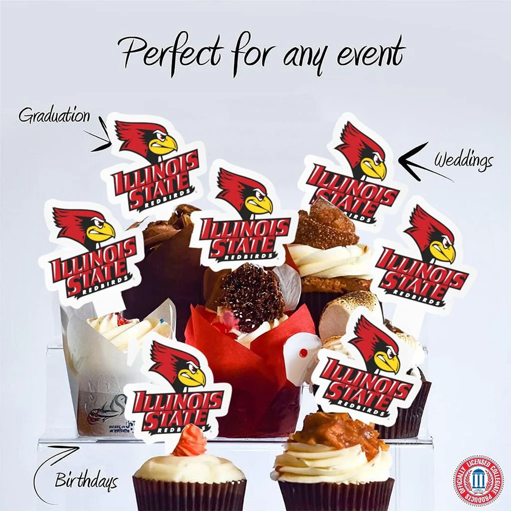 Illinois State Cupcake Toppers - Officially Licensed - Image 10