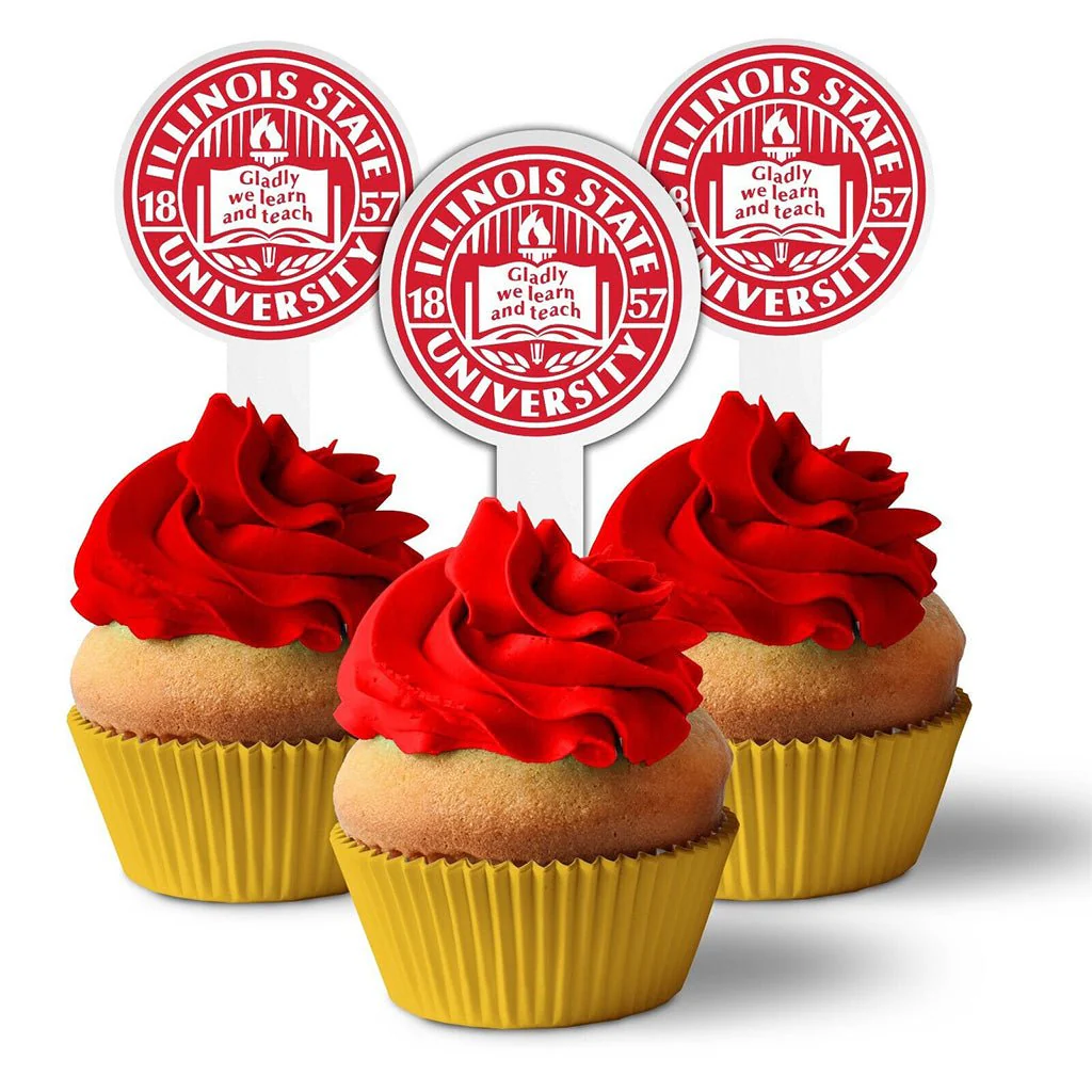 Illinois State Cupcake Toppers - Officially Licensed - Image 5