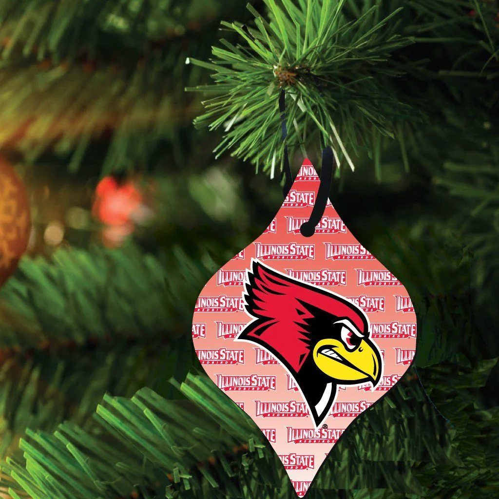 Illinois State University Tapered Ornament Set of 3