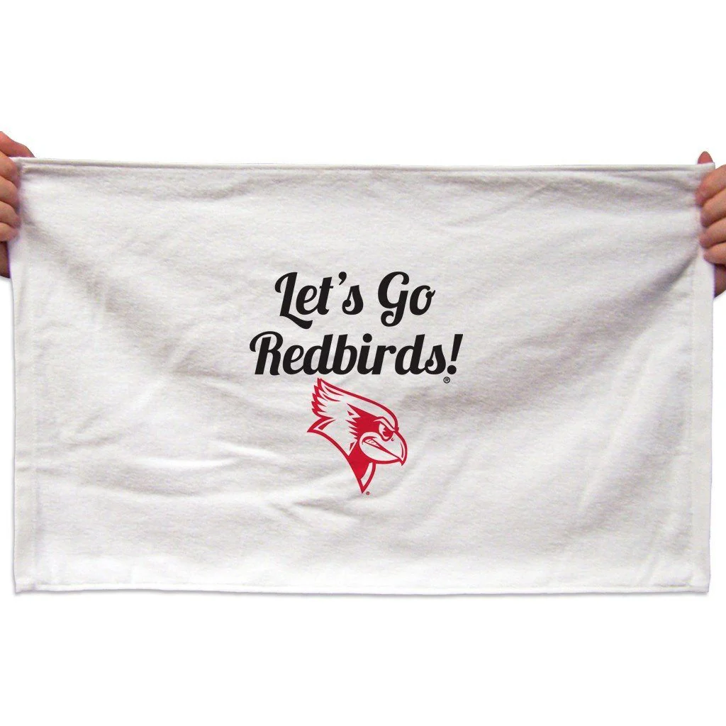 Illinois State University Let's Go Redbirds! Rally Towel Set of 3