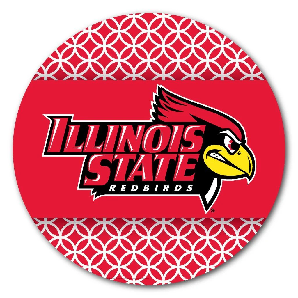 Illinois State University Pattern Design Coaster Set of 4 - Image 2