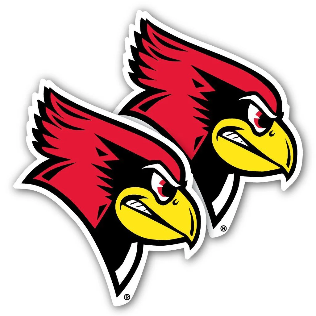 Illinois State University Redbirds Window Decal Set of 2 - Image 2