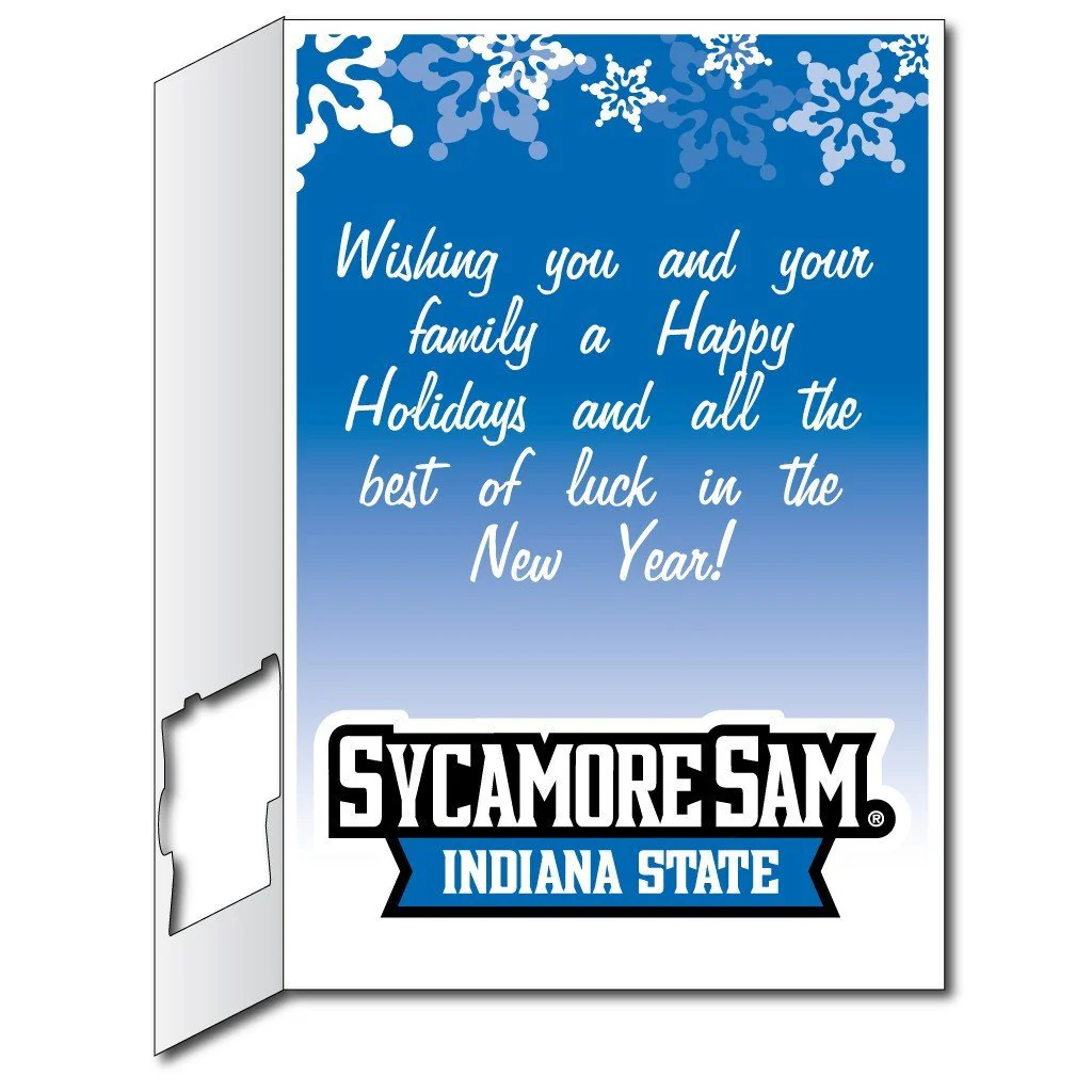 2'x3' Giant Indiana State Holiday Greeting Card & Sign - Image 2