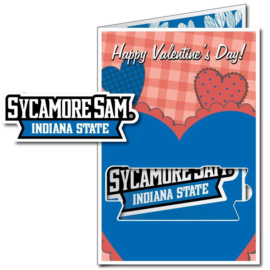 2'x3' Huge Indiana State Valentine's Day Card & Yard Sign - Image 3