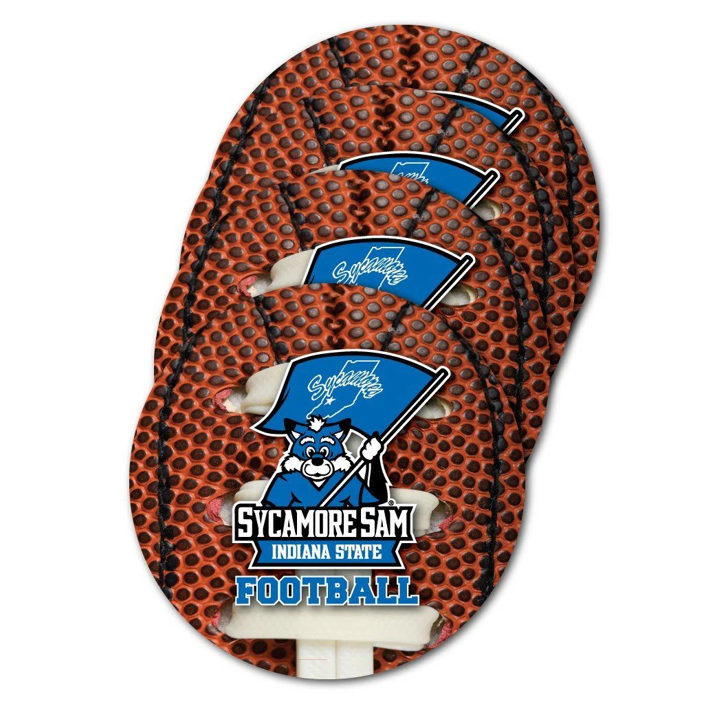 Indiana State University Football Coaster Set of 4
