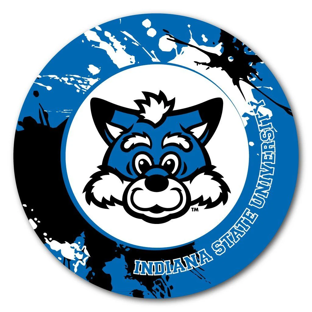 Indiana State University Fun Coaster Set of 4 - Image 2
