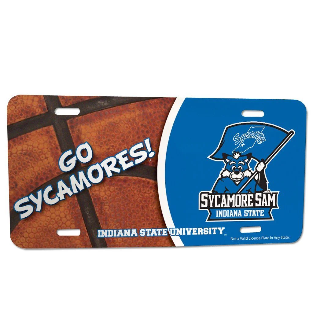 Indiana State University Basketball License Plate
