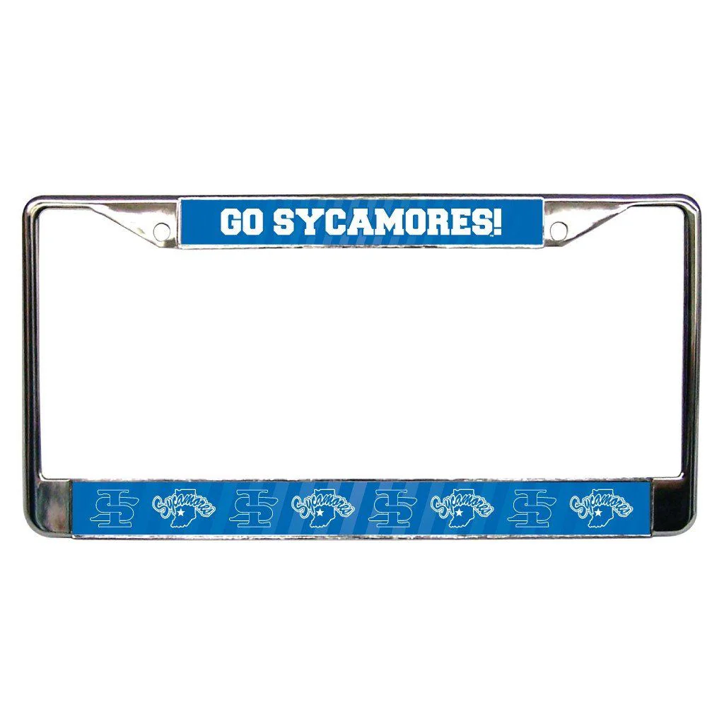 Indiana State University Go Sycamores! License Plate Frame