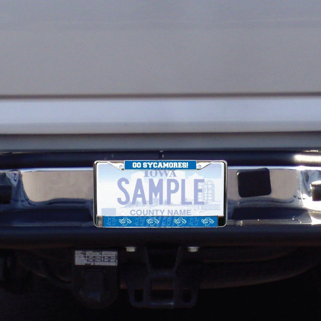 Indiana State University Go Sycamores! License Plate Frame - Image 2