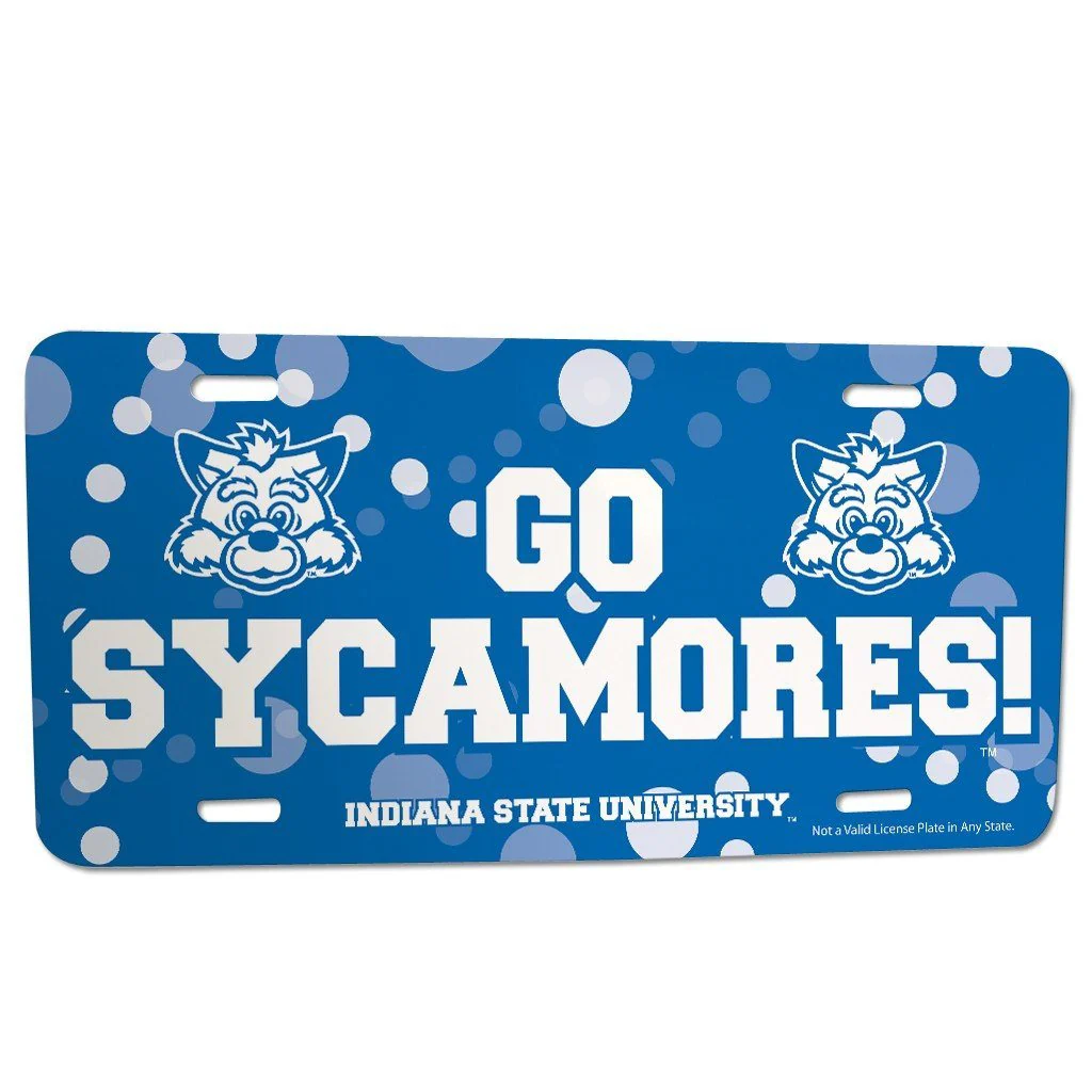 Indiana State University Go Sycamores! License Plate