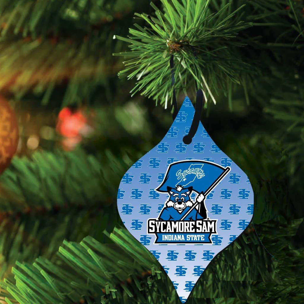 Indiana State University Ornament Set of 3 Shapes - Image 2