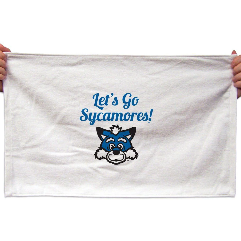 Indiana State University Let's Go Sycamores! Rally Towel Set of 3