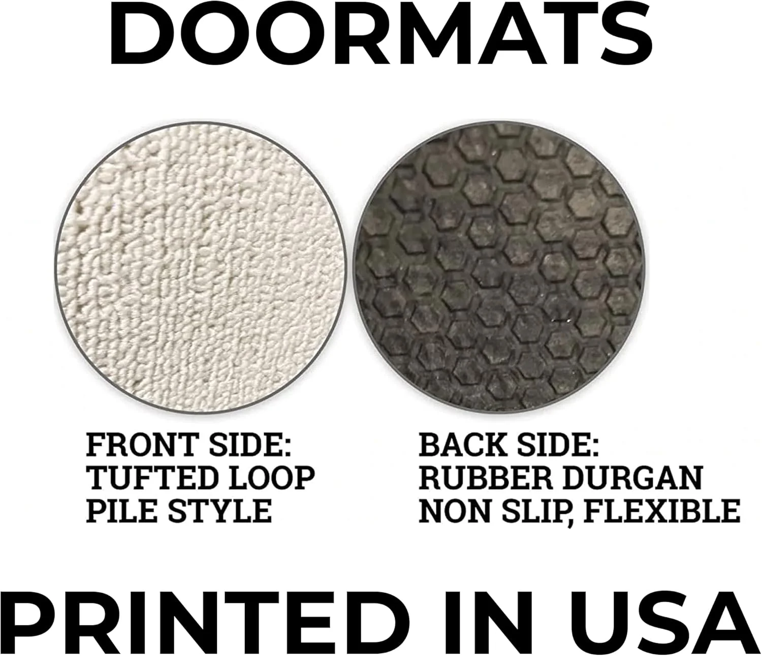 Iowa Hawkeyes Doormat, Welcome Floor mat Go Hawks, Officially Licensed University of Iowa Doormat - Image 4