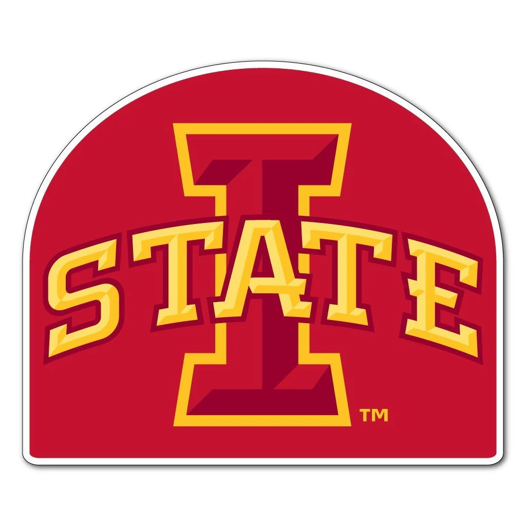 Iowa State Dome Shaped Magnet - Image 2