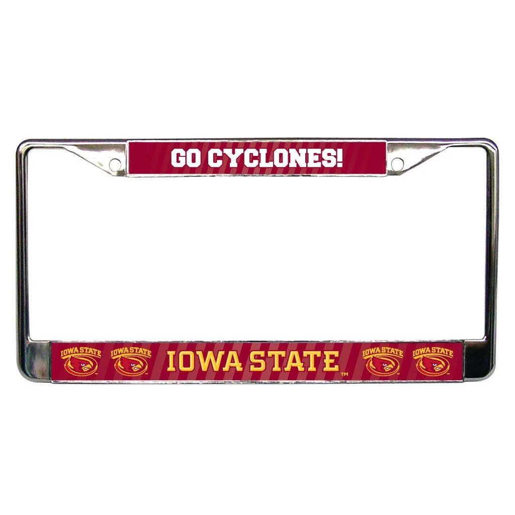 Iowa State University Go Cyclones! License Plate Frame